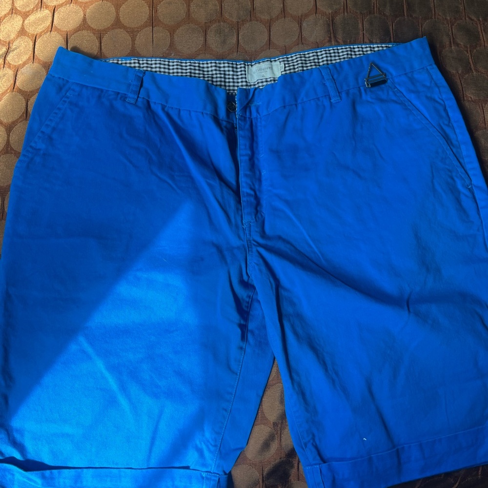 Eleven Paris Vibrant Blue Flat Front Shorts